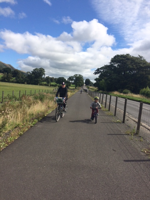 Other than jelly babies, this infrastructure makes cycling with a four year old a doddle.